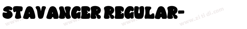 STAVANGER Regular字体转换